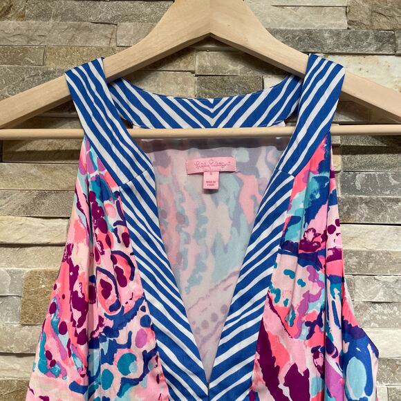 5-PC Resort Capsule | Lilly Pulitzer + Trina Turk, S/M/6, Silk, Woven, $675+ - Picture 15 of 16